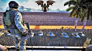 Can SPECIAL FORCES survive 2 MILLION Hordes of HELL until Reinforcement arrive - UEBS 2 BATTLE!