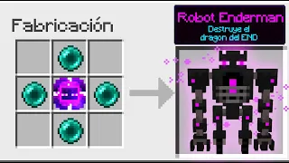 ¡Minecraft PERO los MOBS son ROBOTS! 😱🤖 CRAFTEOS ILEGALES