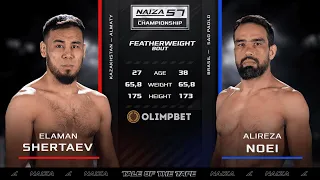 NAIZA 57: Elaman Shertaev vs. Alireza Noei