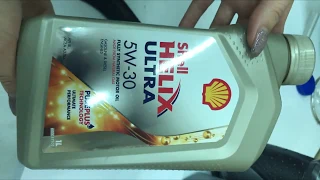 Shell Helix Ultra 5W 30 вскрытие