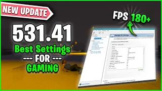 Nvidia Control Panel New update v531.41 ( Best Settings For Gaming )