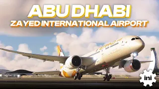 iniBuilds Abu Dhabi Zayed International Airport | Microsoft Flight Simulator