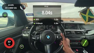 2014 BMW 535i 1/4 mile (Stage 1)