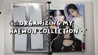 organizing my NMIXX HAEWON collection ♡ | betweenoneandtwice