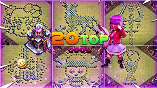 *NEW* TOP 20 TH15 FUNNY/TROLL BASES WITH DIRECT LINKS|COC|KING WARRIORS