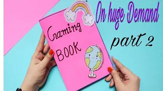 5 Easy paper Games in a Book/How to make a paper Gaming Book/Gaming book part 2