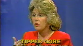 S23E13  Firing Line with William F. Buckley, "Dirty Rock Lyrics" Guests: Tipper Gore, Doug Simmons.