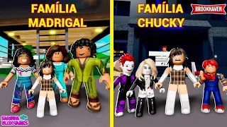 FAMÍLIA MADRIGAL vs FAMÍLIA BONECOS DO MAL- HISTORINHA- BROOKHAVEN 🏡 RP | Roblox