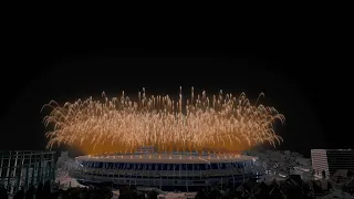 ⁴ᴷ Japan National Stadium: Tokyo2020 Summer Olympics closing ceremony X Jujutsu Kaisen | FWSim