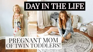 PREGNANT TWIN MOM REALISTIC DAY IN THE LIFE | Kendra Atkins