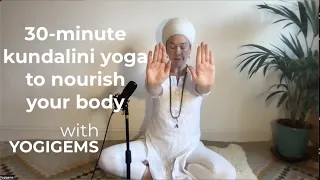 30 minute kundalini yoga to nourish your body | Kriya for Spine, Colon & Organs | Yogigems