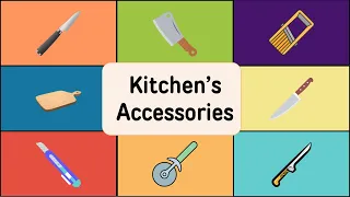 Kitchen Items | Kitchen Accessories | English Vocabulary for Kids @kidsexplorify