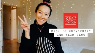 starting university year 2 || King's College London vlog