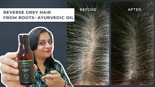 Grey hair treatment with only one hair oil- Ayurvedic solution to white hair I Kalika  oil- Satthwa