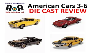American Car Series Issues 3-6, 1:43 Scale De Agostini -Die Cast Model Review