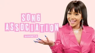 Saweetie Raps, Drake, Migos, and Travis Scott in a Game of Song Association | ELLE