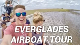 SURPRISING AIRBOAT RIDE - Florida Gator Park Tour in the Everglades