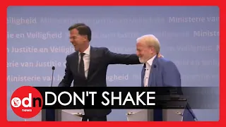 Dutch PM Mark Rutte Tells Public Not to Shake Hands Over Coronavirus and Then Shakes With Colleague