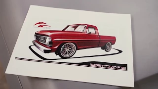 Lonny Childress entered his 1969 Ford F100 into the 2017 SEMA Battle of Builders competition