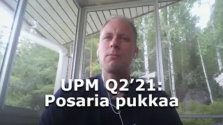 UPM Q2’21: Posaria pukkaa