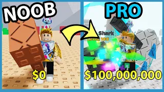 Noob To Pro! Unlocked Max Power Hammer & Mythic Pets! - Roblox Brick Simulator