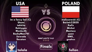 Talala и follon смотрят игру США VS Польша на OWC 2022. Финал, Нижняя Сетка.