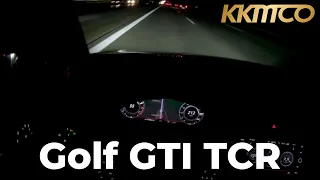 VW Golf GTI Tcr (290 PS | Akrapovic) POV Autobahn Night Drive