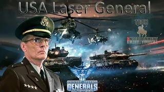 C&C Generals Zero Hour - Will USA Laser General Win? 1 VS 2 Hard Level