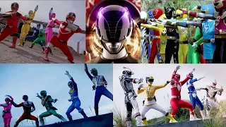 All Power Rangers Team Ups Morphs | Power Rangers Official