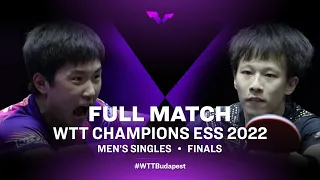 FULL MATCH | Tomokazu Harimoto vs Lin Gaoyuan | MS Final | WTT Champions ESS 2022