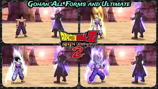 Gohan All Forms and Ultimate | Dragon Ball Z Shin Budukai 2 Mod | DBS Ultimate Budukai | DBZ SB2 MOD