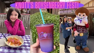 Boysenberry Festival at Knott's Berry Farm 2023! | Tasting Tons of Food | Our 1st Time at the Fest!