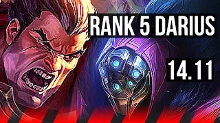 DARIUS vs JAX (TOP) | 7/0/4, Rank 5 Darius, Godlike | TR Challenger | 14.11