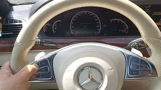 Mercedes, руль от w222 на w221