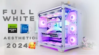 Rakit PC Serba Putih Terlalu Cakep!! Pakai i7-14700K + RTX 4060