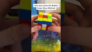 How Pros Solve the Rubik’s Cube: Roux Method 😱