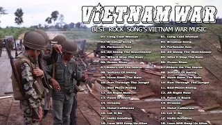 Top 100 Vietnam War Songs🎻BEST ROCK SONGS VIETNAM WAR MUSIC