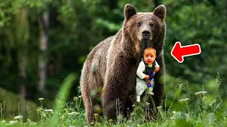 Bear Refused To Let People Approach This Human Baby, The Reason Behind Will Left You in Shock!