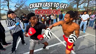 LAST TO GET KNOCKED OUT IN TEXAS HOOD…