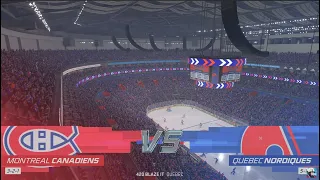 Quebec Nordiques VS Montreal Canadiens -  NHL23 HD 4K Replay