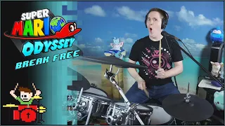 Super Mario Odyssey - Break Free (JP Version) On Drums!