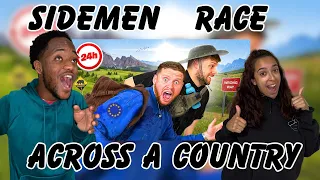 COUPLE REACT TO SIDEMEN RACE ACROSS A COUNTRY EUROPE EDITION | RAE AND JAE