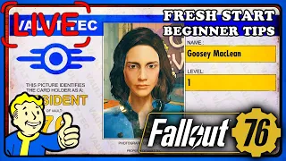 Fallout 76: Fresh Start 2024 Beginner Tips.