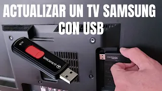 Cómo actualizar un televisor Samsung o cualquier televisor con USB