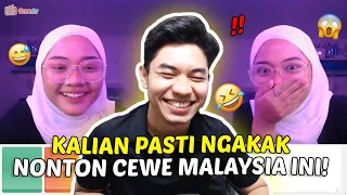 Dijamin Ngakak‼️ Cewe Malaysia Ini Cantik & Lucu Bangettt !! WKWKWK Ome.TV Internasional