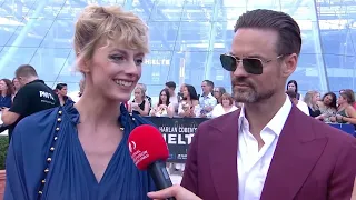 Sara Mortensen et Shane West eu Festival Monte Carlo