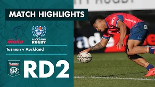 RD 2 HIGHLIGHTS | Tasman v Auckland (Bunnings NPC 2021)