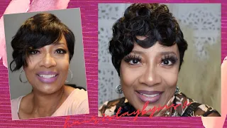 How to do finger waves on a lace front wig!  #Not Your Grandmothers  Finger Waves!