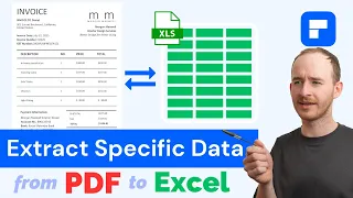 Extract Specific Data from PDF to Excel