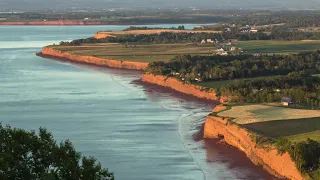 Tidal Time Lapse Blomidon, Nova Scotia. Bay of Fundy.